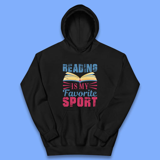 Reading Is My Favorite Sport Kids Hoodie