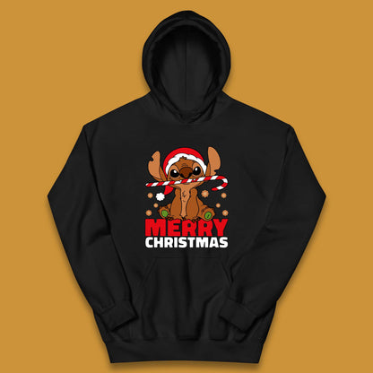 Gingerbread Stitch Christmas Kids Hoodie