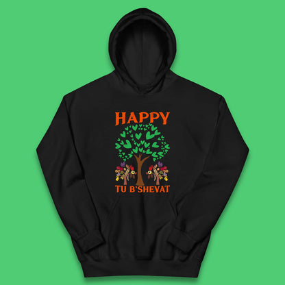 Happy Tu B'Shevat Kids Hoodie