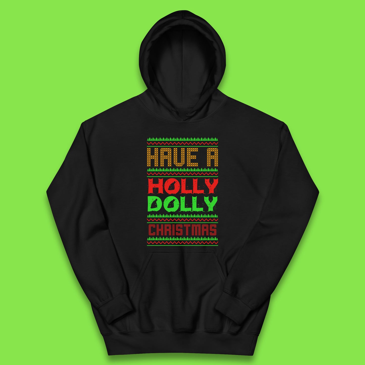 holly dolly christmas hoodie