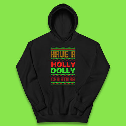 holly dolly christmas hoodie