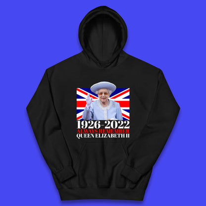 1926-2022 Queen Elizabeth II Kids Hoodie
