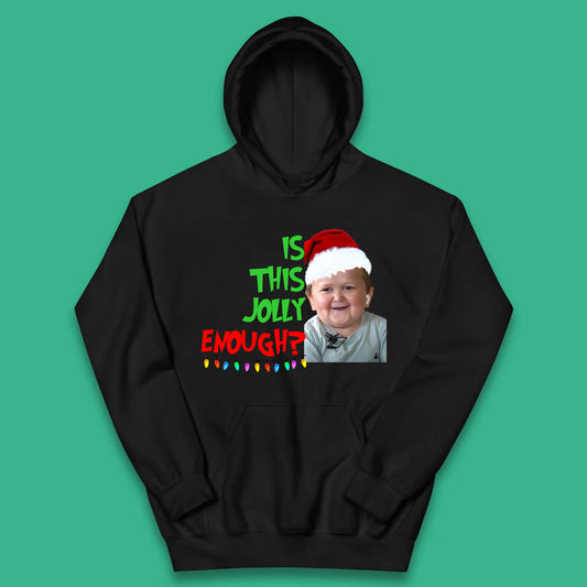 Jolly Enough Hasbulla Christmas Kids Hoodie