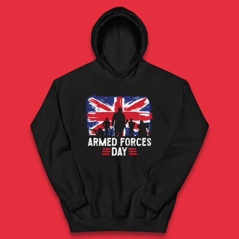 UK Armed Forces Day 2024 Kids Hoodie