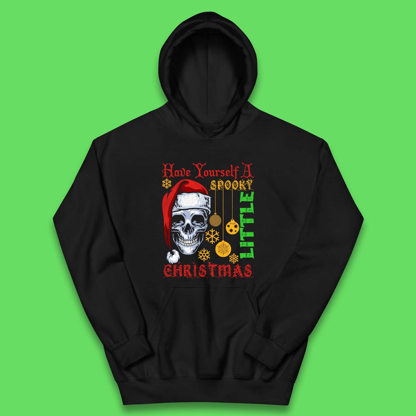 christmas skull hoodie