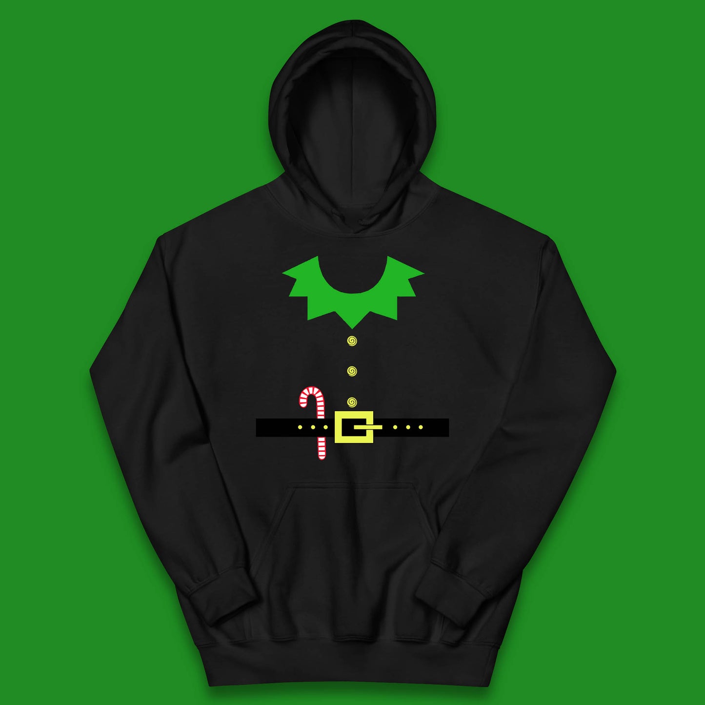 christmas elf costume christmas candy hoodie