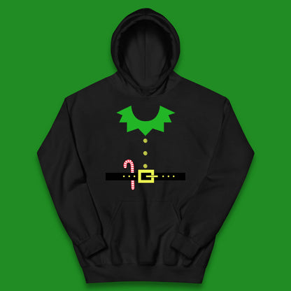 christmas elf costume christmas candy hoodie