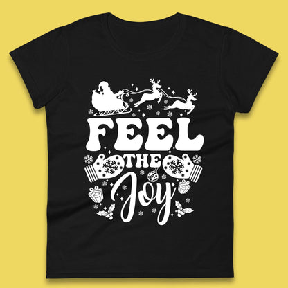 Feel The Joy Christmas Ladies T-Shirt