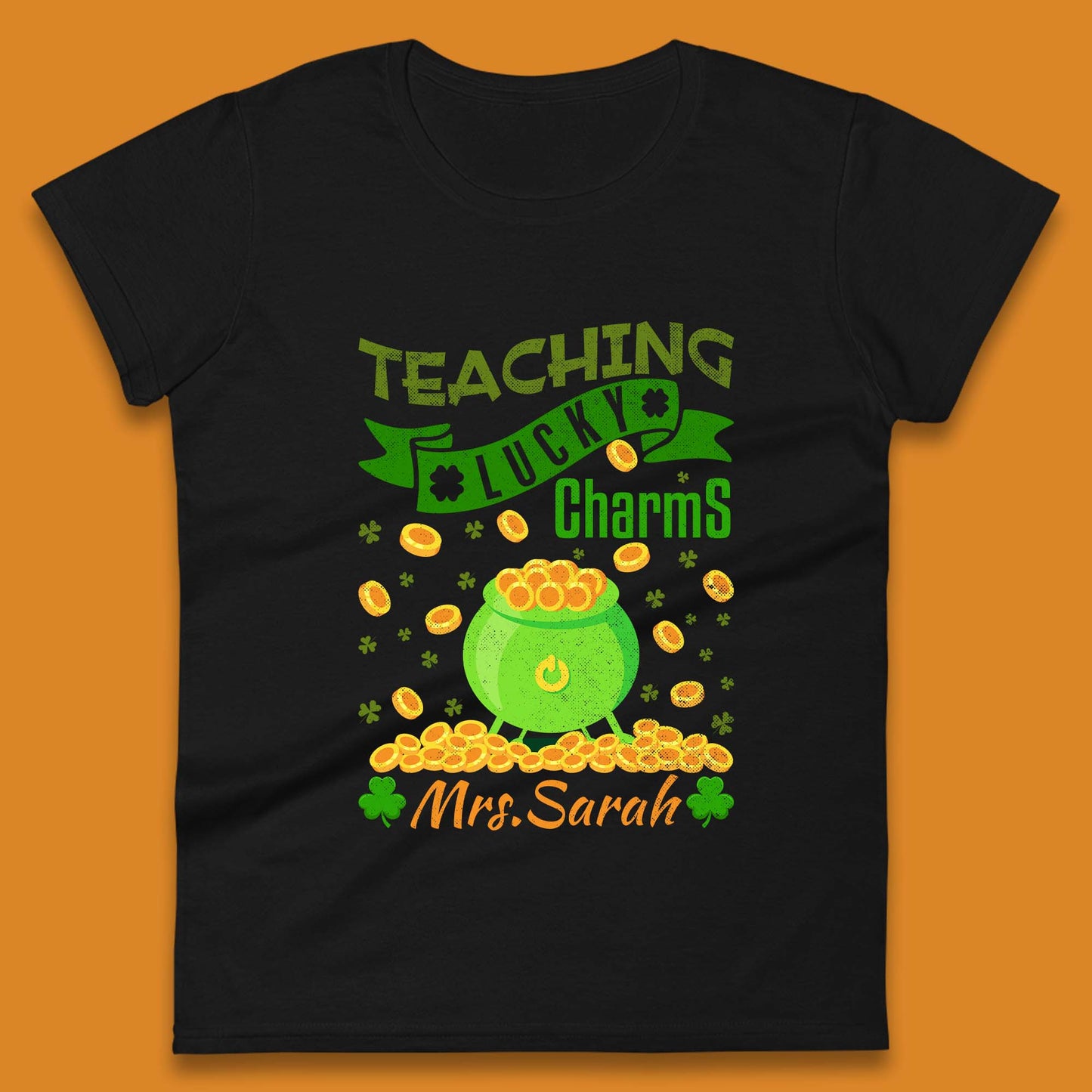 Personalised Teaching Lucky Charm Womens T-Shirt