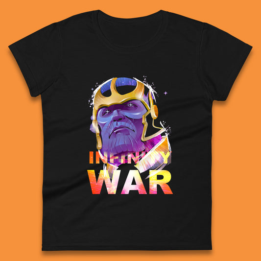 Marvel Avengers: Infinity War Thanos Marvel Multiverse Supervillain Marvel Comics Womens Tee Top