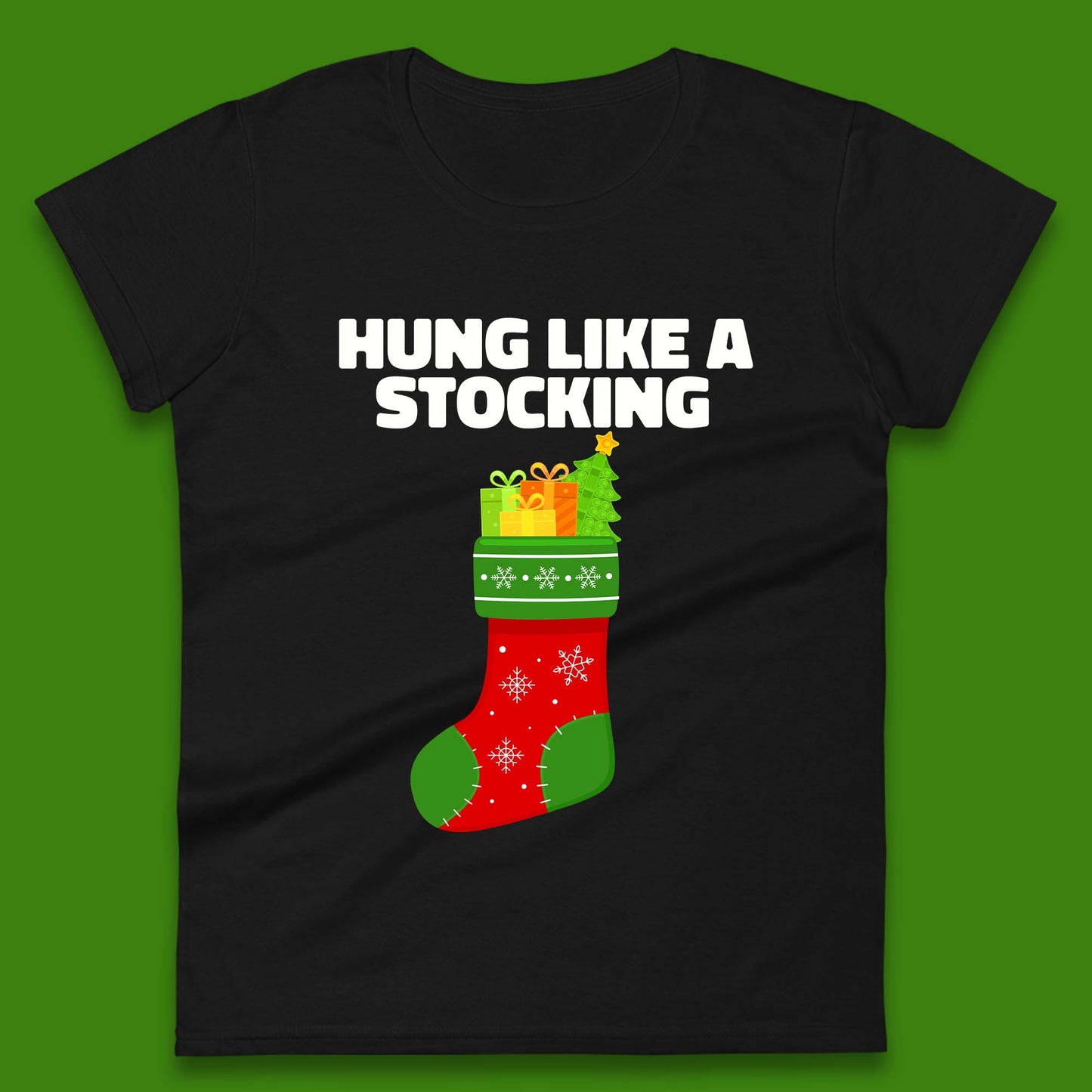 Christmas Stocking Womens T-Shirt