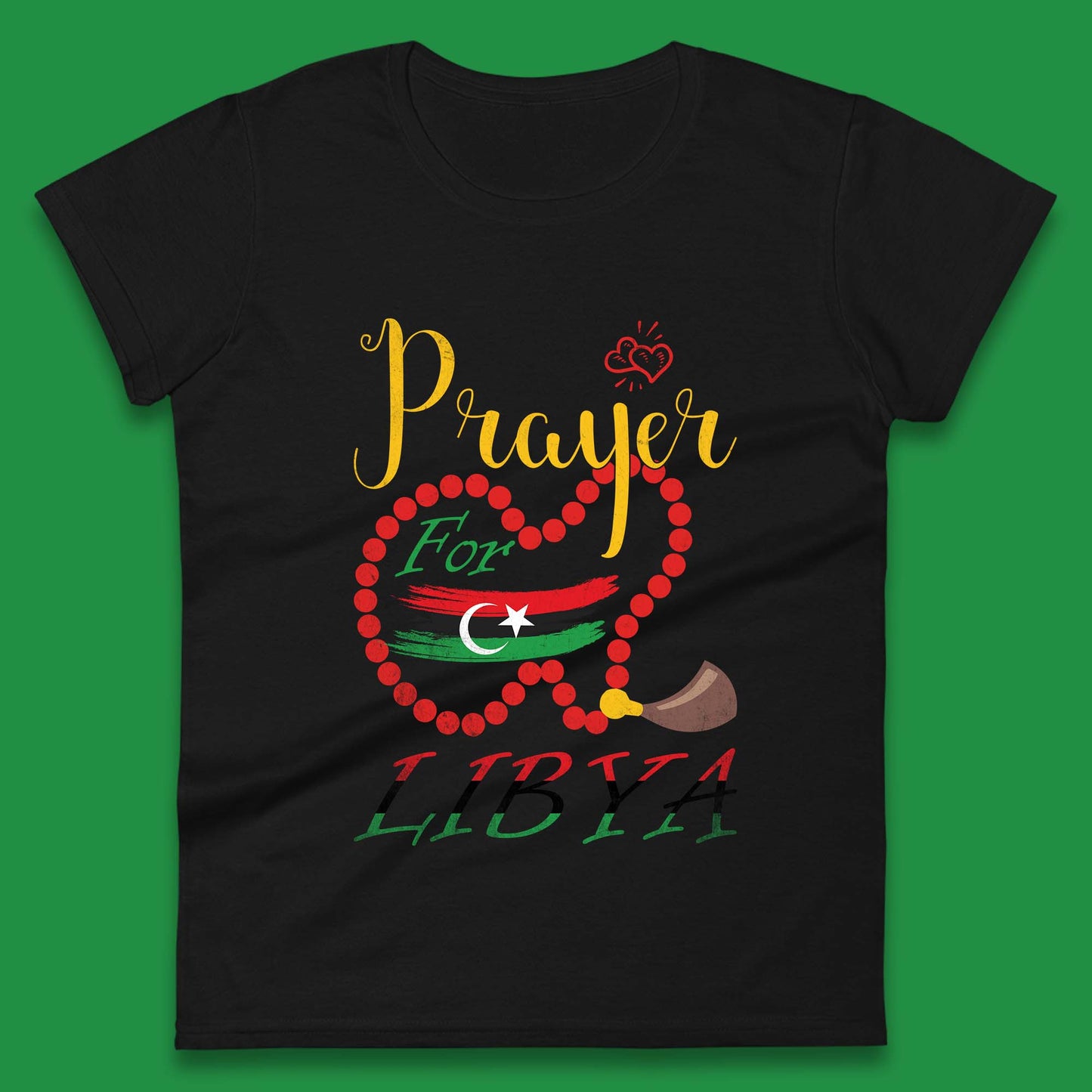 Prayer For Libya Help Libya Flood Solidarity Stand With Libya Womens Tee Top