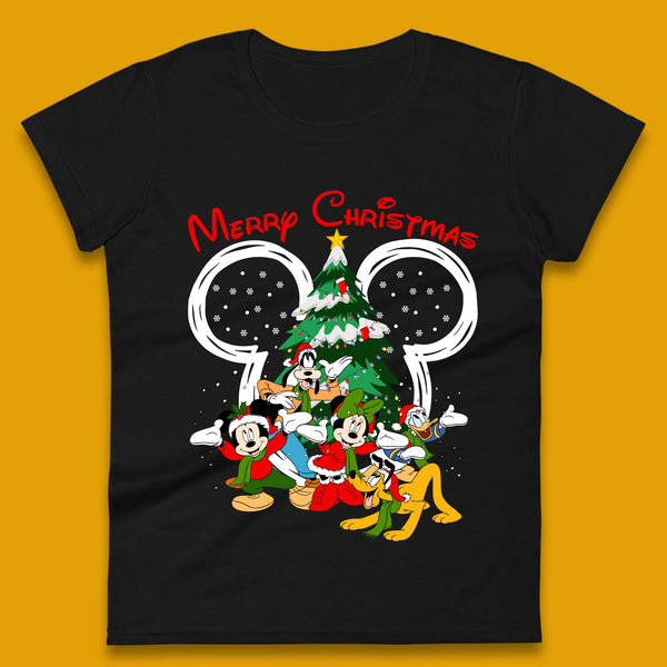 Mickey Mouse & Friends Christmas Womens T-Shirt