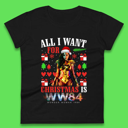Wonder Woman 1984 Christmas Womens T-Shirt