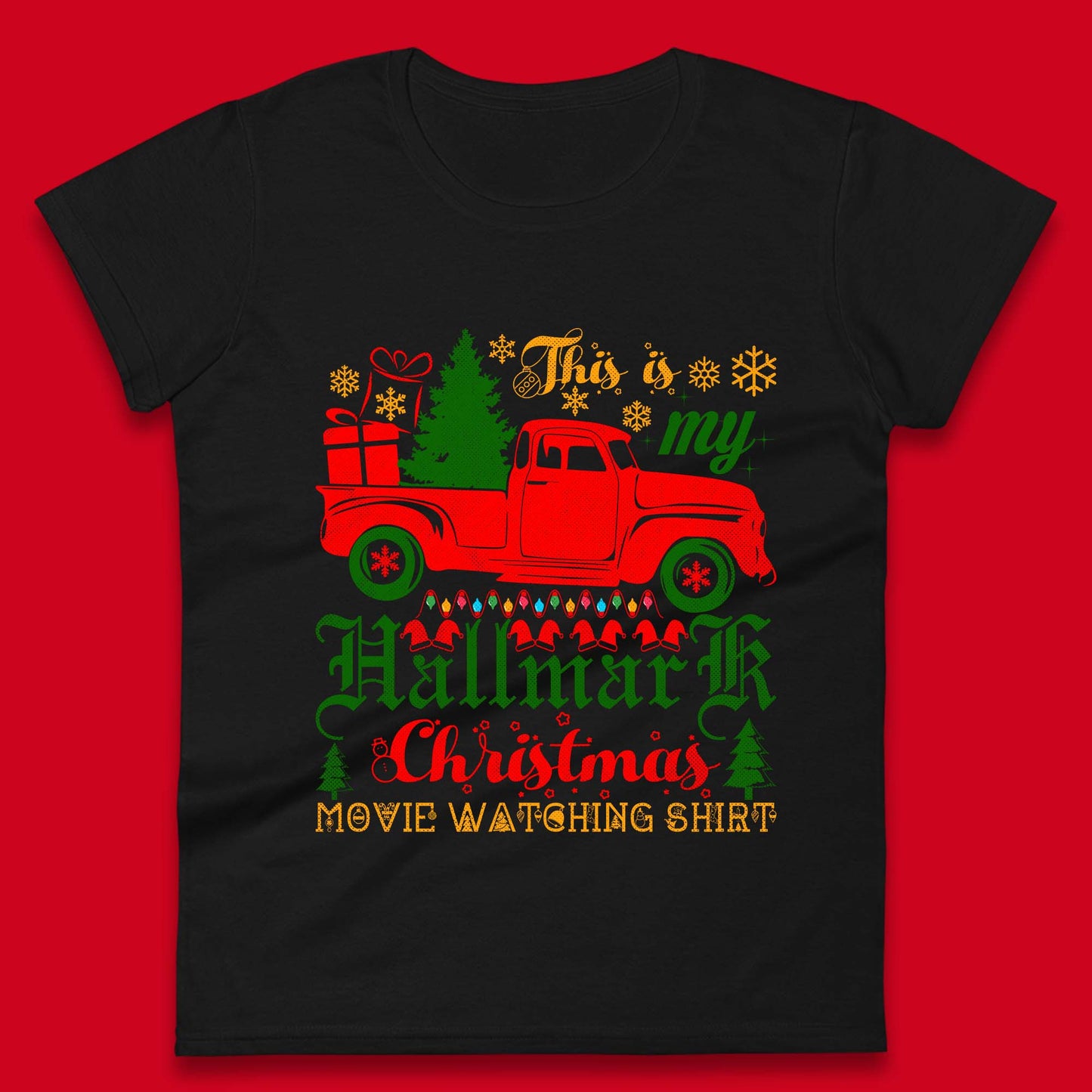hallmark christmas movie womens t shirt