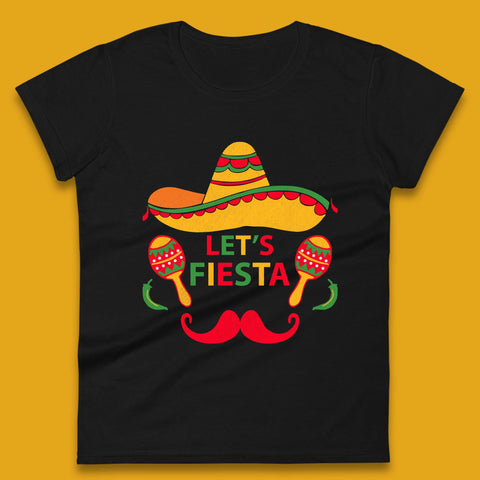 Let's Fiesta Cinco De Mayo Womens T-Shirt