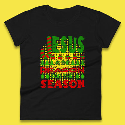 christmas jesus womens t shirt