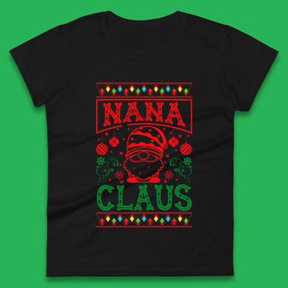 grandfather christmas womens t shirt
