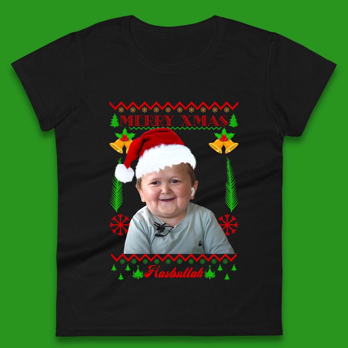 Merry Xmas Hasbullah Christmas Womens T-Shirt