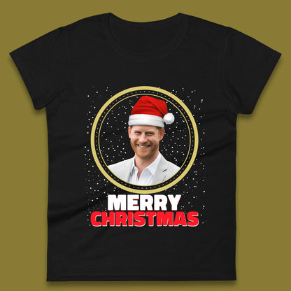 Prince Harry Christmas Womens T-Shirt