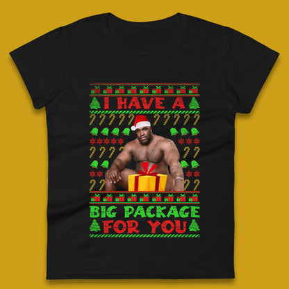Big Package Ugly Christmas Womens T-Shirt