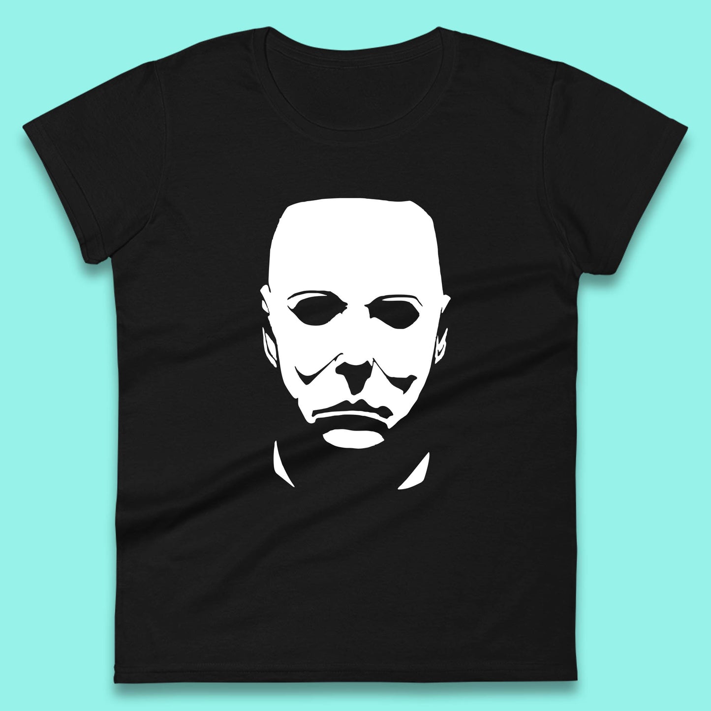 Michael Myers Face Mask Halloween Michael Myers Horror Movie Character Womens Tee Top