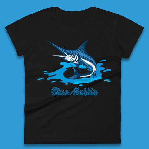 Ladies Blue Marlin T Shirts UK