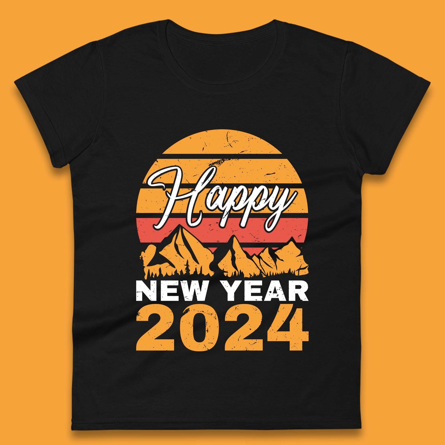 Happy New Year 2024 Camping Camping Womens T-Shirt