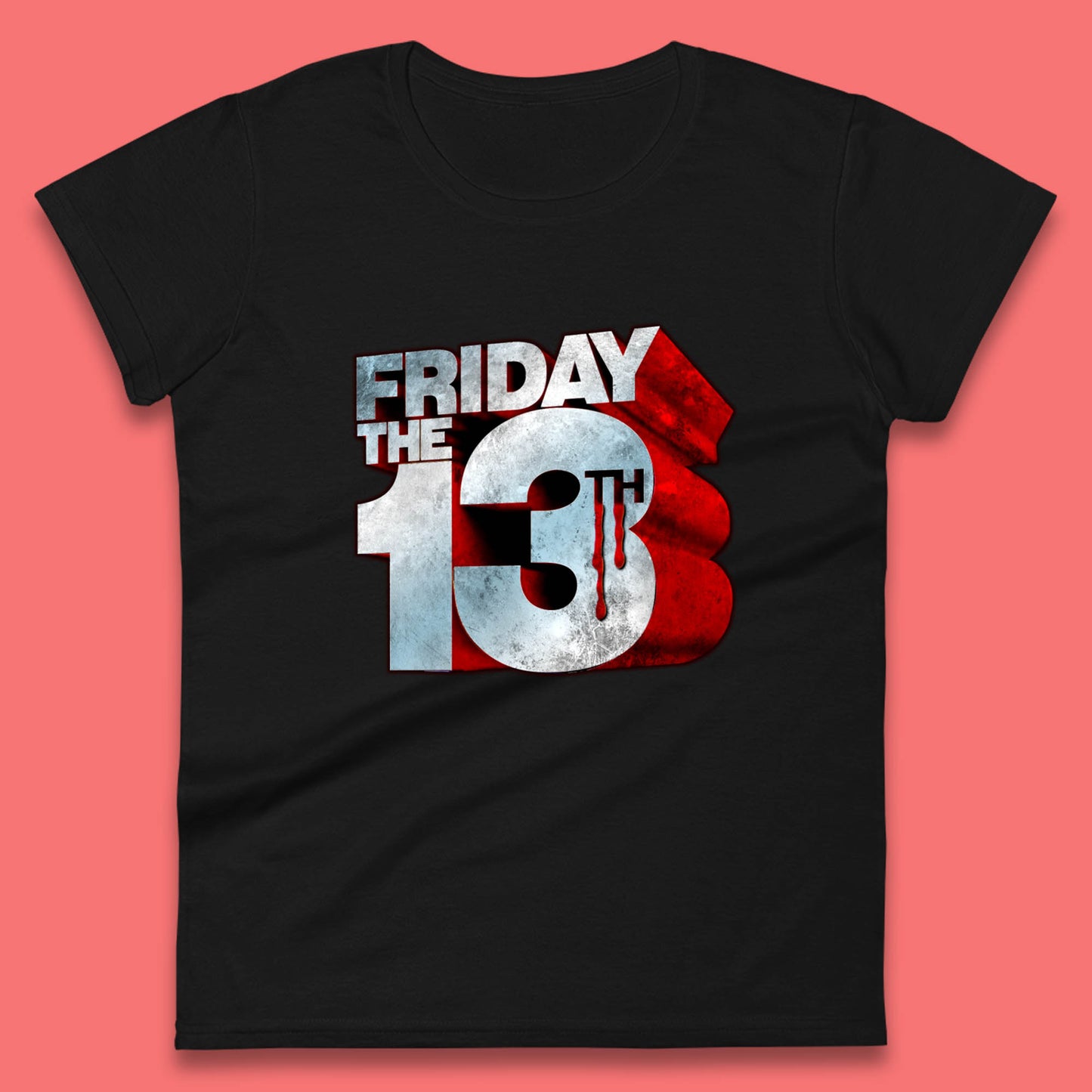 Halloween Friday The 13th Horror Movie Horror Classic 80s Movie Womens Tee Top