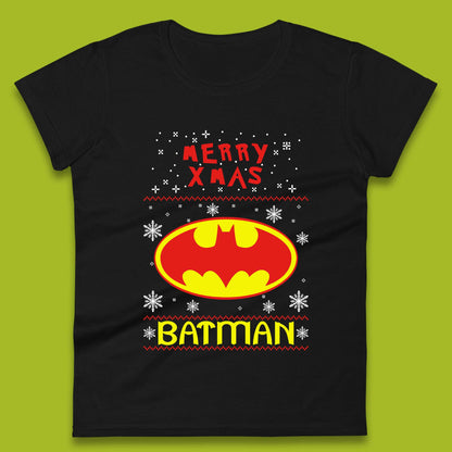 batman christmas womens t shirt
