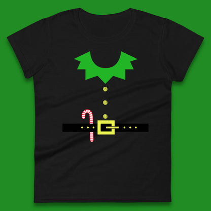christmas elf costume christmas candy t shirt