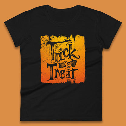 Trick Or Treat Happy Halloween Spooky Season Halloween Vibes Womens Tee Top