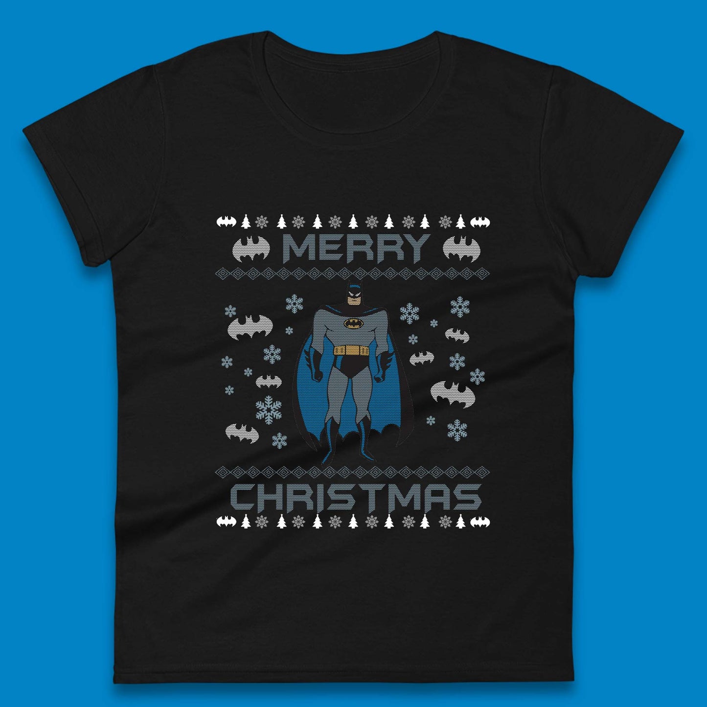 Batman Christmas Womens T-Shirt