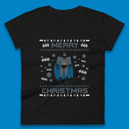 Batman Christmas Womens T-Shirt