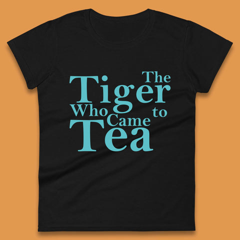 The Tiger Who Came To Tea Story Book Womens T-Shirt