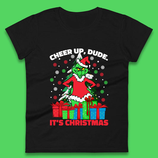 cheer up dude it's christmas womens top