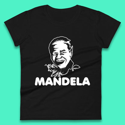 Mandela Portrait Art Black Lives Matter Nelson Mandela International Day Womens Tee Top