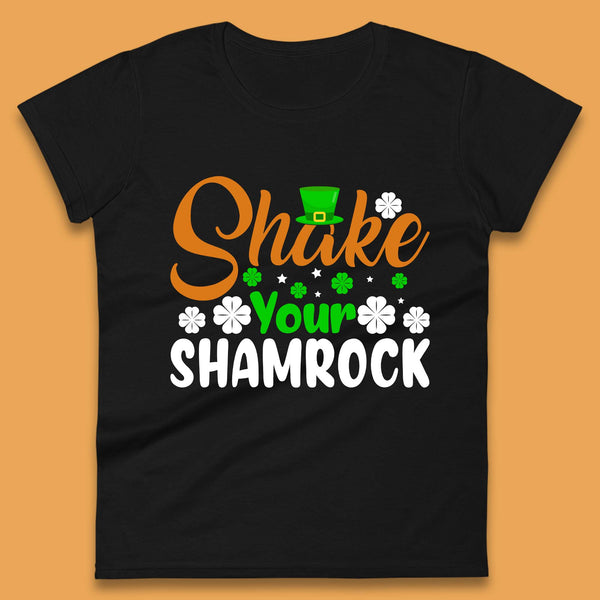 Shake Your Shamrock St Patrick's Day Womens T-Shirt