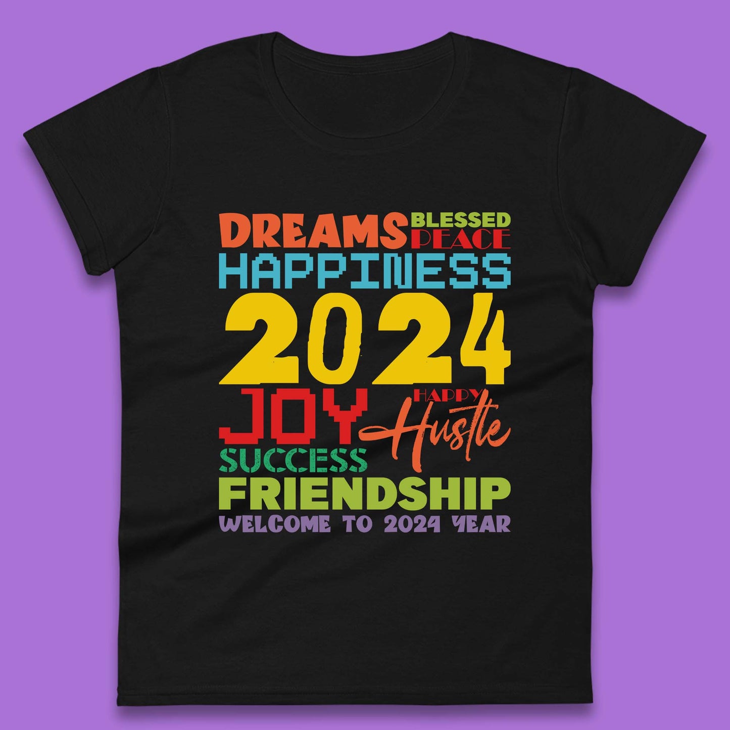 Welcome To 2024 Year Womens T-Shirt