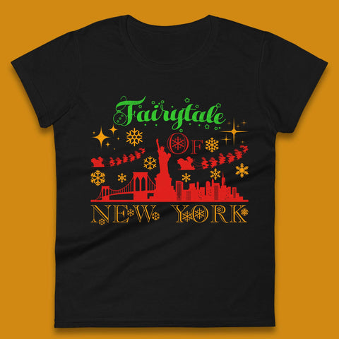 Fairytale Of New York Christmas Womens T-Shirt