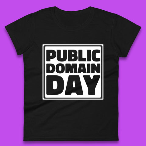 Public Domain Day Womens T-Shirt