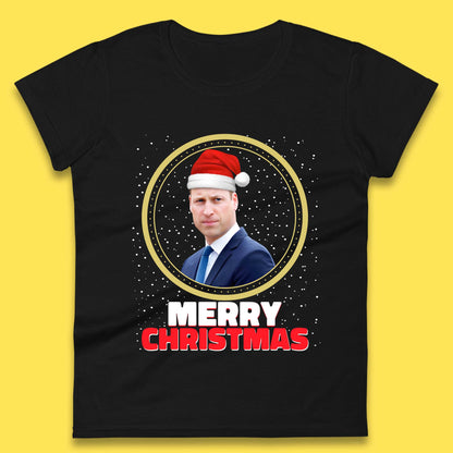 Prince William Christmas Womens T-Shirt