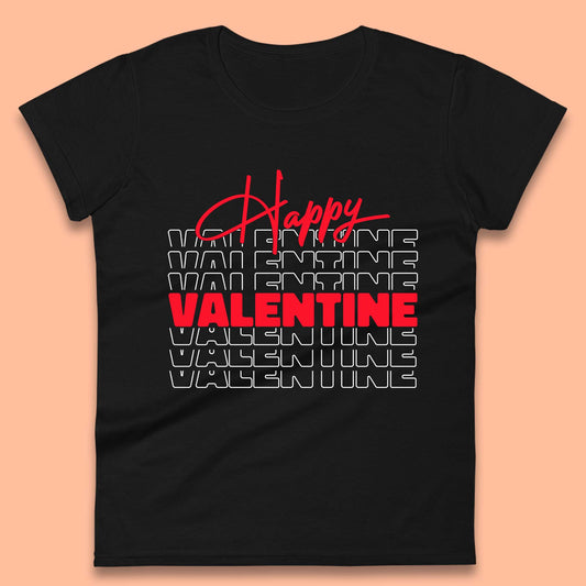 Happy Valentine Day Womens T-Shirt