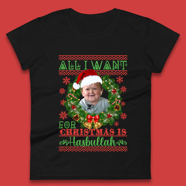 Want Hasbullah For Christmas Womens T-Shirt