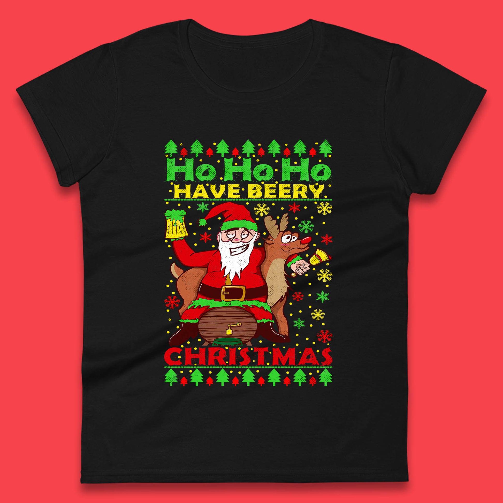 beery christmas womens tee