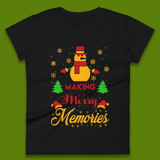 Merry Memories Christmas Womens T-Shirt