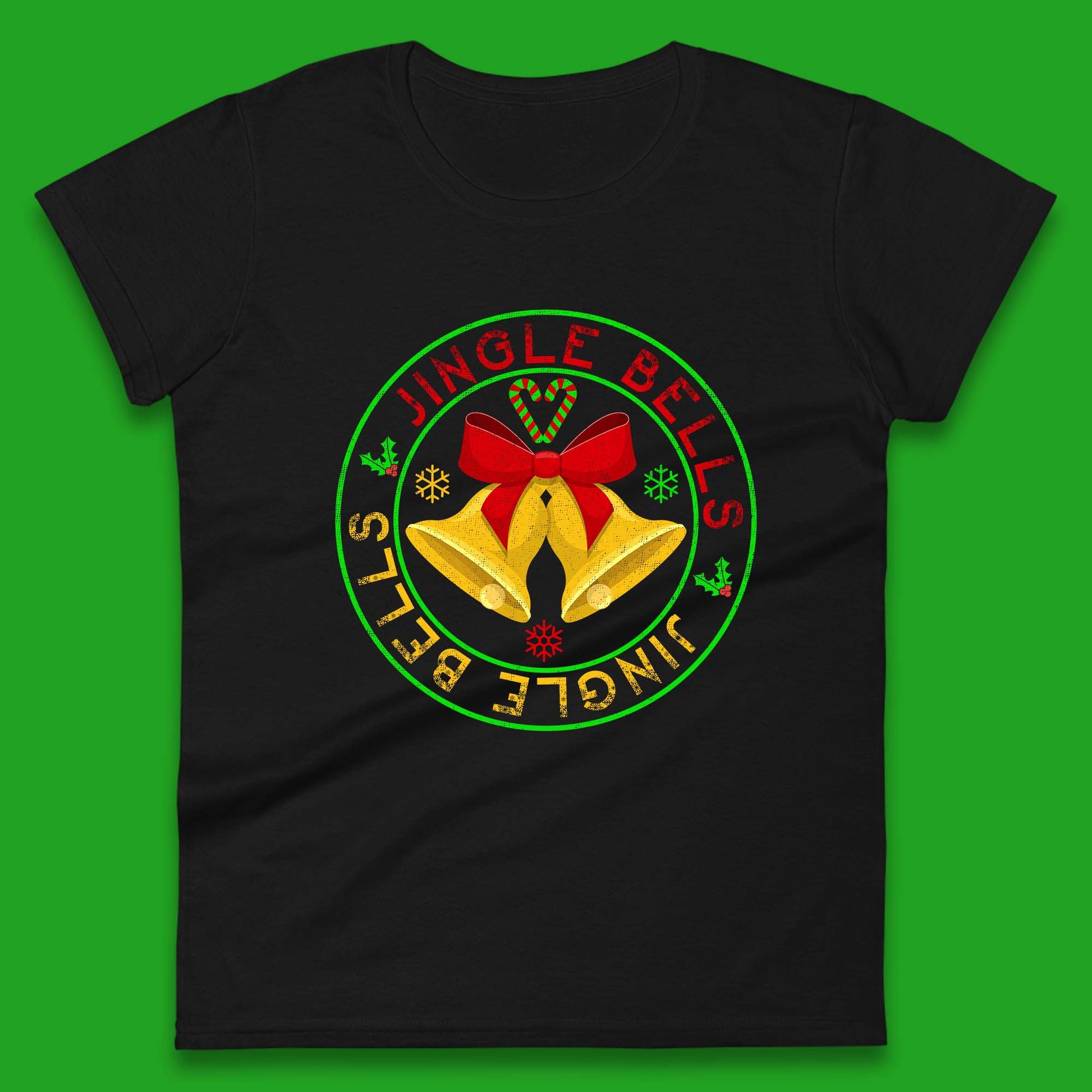 jingle bells christmas womens top