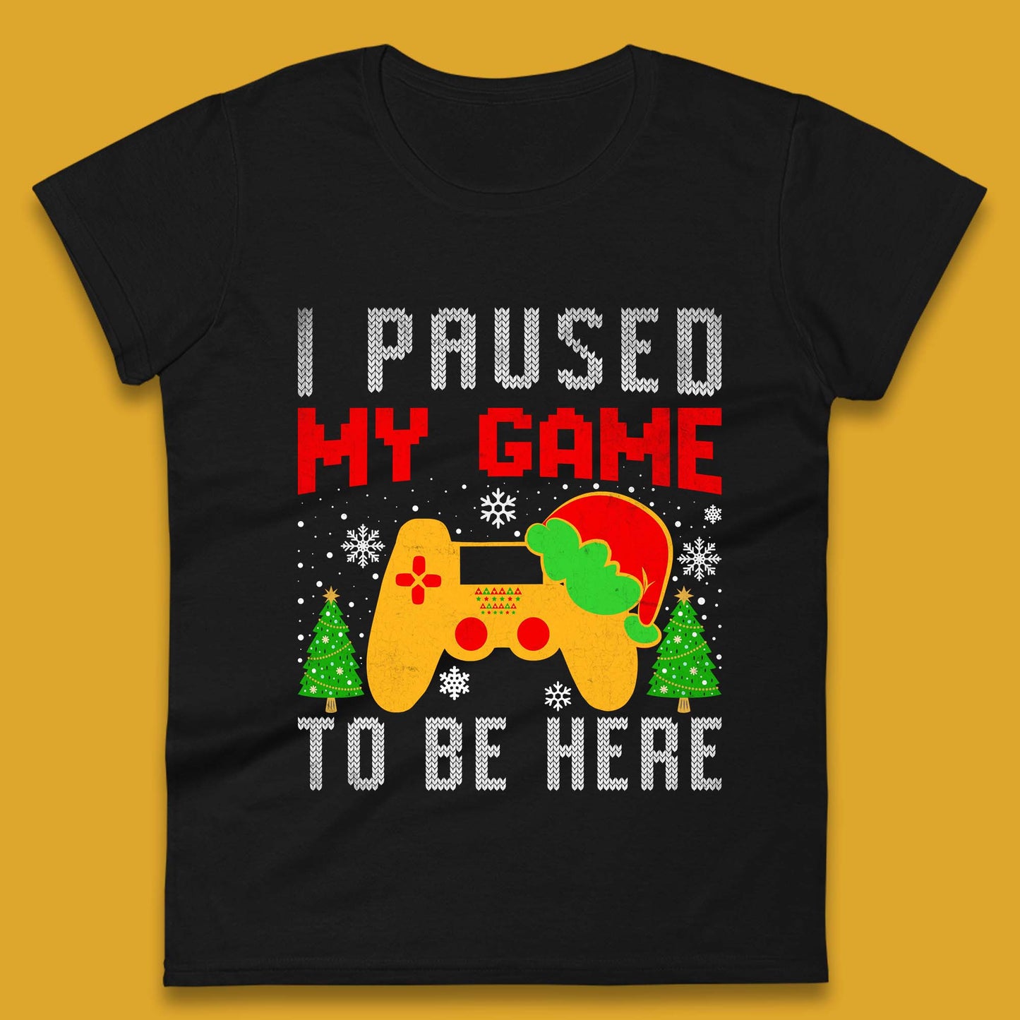 Gamer Christmas Womens T-Shirt