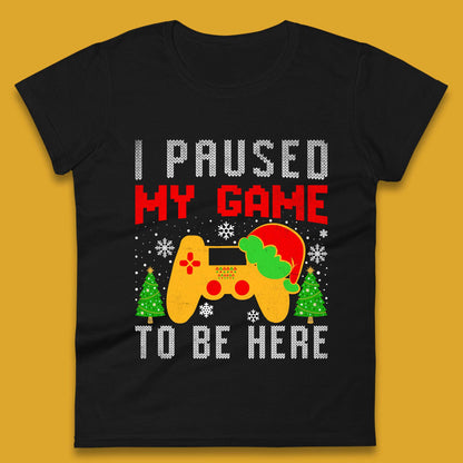 Gamer Christmas Womens T-Shirt