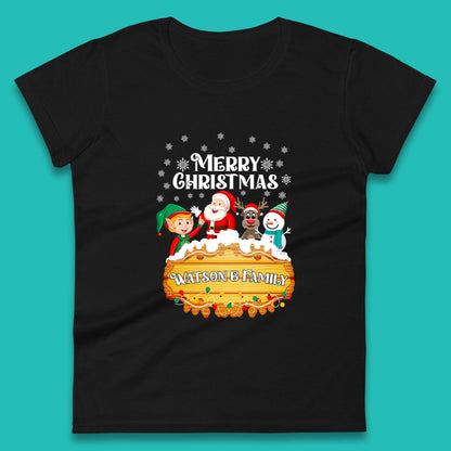 watson family christmas womens t shirt